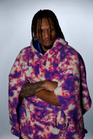 Sunset Sherpa Reversible Hoodie/Pancho